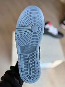 Nike Air Jordan 1 Mid чорні - розмір 47 - фото 8