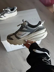 Hoka Bondi B3LS Alabaster Astroid сірі - розмір 42 - фото 3