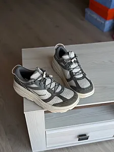 Hoka Bondi B3LS Alabaster Astroid сірі - розмір 42 - фото 4