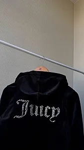 Juicy Couture зіп худі чорне - розмір S - фото 6