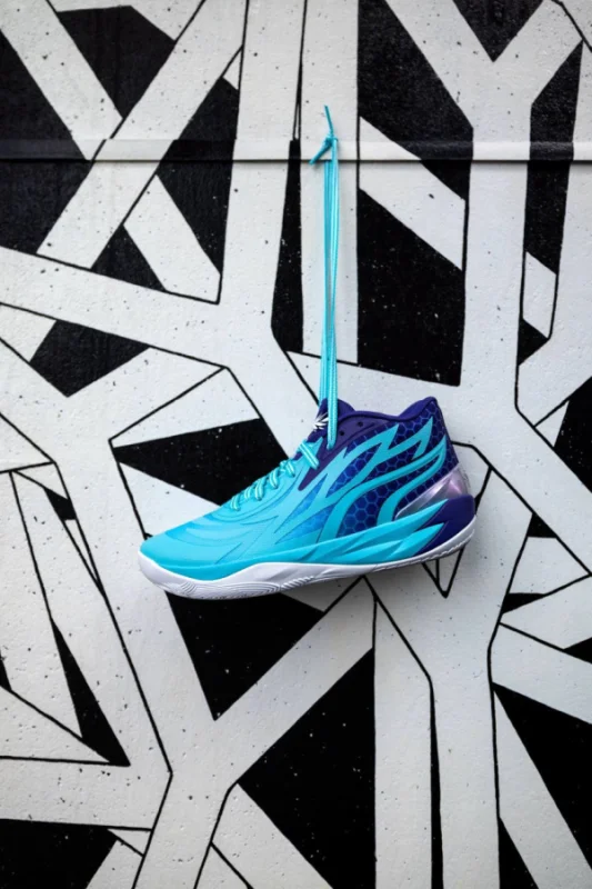 Puma LaMelo MB.02 Mid Fade бірюзово-фіолетові - розмір 44