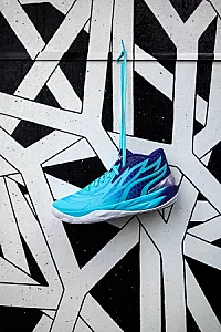 Puma LaMelo MB.02 Mid Fade бірюзово-фіолетові - розмір 44 - фото 1