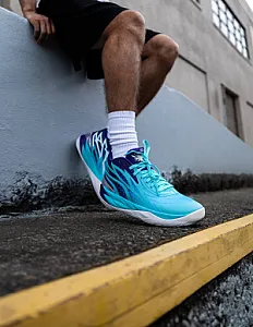 Puma LaMelo MB.02 Mid Fade бірюзово-фіолетові - розмір 44 - фото 4