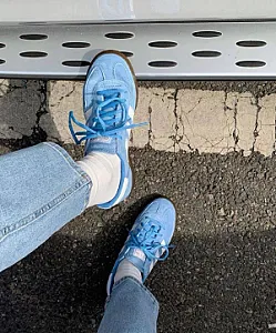 Adidas Handball Spezial блакитні - розмір 46 - фото 5