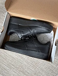 Nike Air Force 1 Low чорні - розмір 43 - фото 4