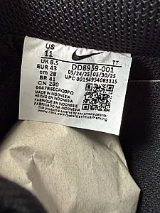 Nike Air Force 1 Low чорні - розмір 43 - фото 6