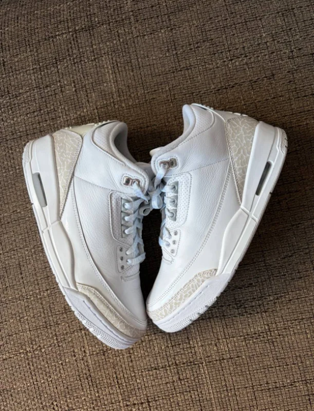 Nike Air Jordan 3 Retro Pure Money білі - розмір 42