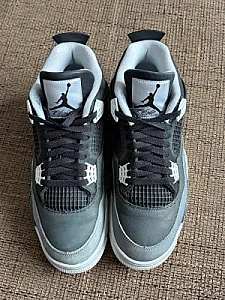 Nike Air Jordan 4 Retro Fear чорно-сірі - розмір 44 - фото 2