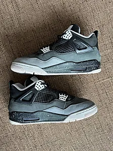 Nike Air Jordan 4 Retro Fear чорно-сірі - розмір 44 - фото 3