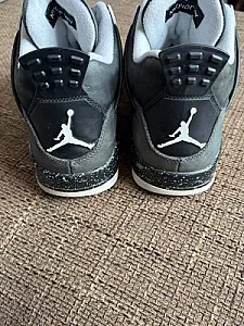 Nike Air Jordan 4 Retro Fear чорно-сірі - розмір 44 - фото 4
