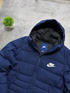Nike Down Puffer Jacket синя - розмір L - фото 4