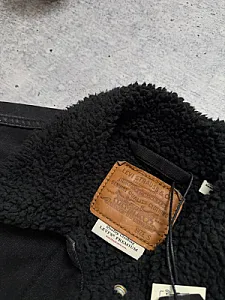 Levi's Sherpa Denim Jacket чорна - розмір S - фото 6