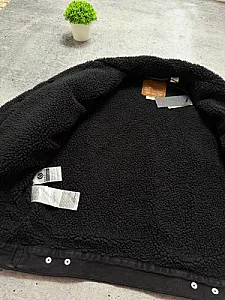 Levi's Sherpa Denim Jacket чорна - розмір S - фото 8