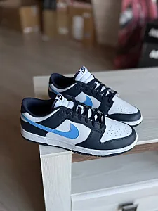 Nike Dunk Low сині та білі - розмір 45 - фото 6