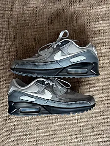 Nike Air Max 90 Essential сіро-чорні - розмір 41 - фото 3