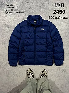 The North Face пуховик темно-синій - розмір M - фото 1