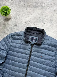 Tommy Hilfiger Down Puffer Jacket синьо-сірий - розмір M - фото 3