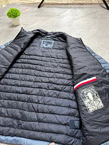 Tommy Hilfiger Down Puffer Jacket синьо-сірий - розмір M - фото 6