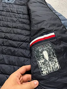 Tommy Hilfiger Down Puffer Jacket синьо-сірий - розмір M - фото 7