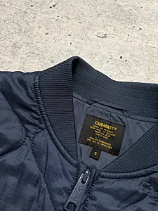 Carhartt WIP Carhartt Newton Liner Bomber темно-синій - розмір S - фото 5