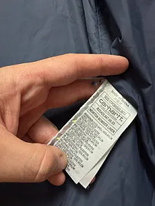 Carhartt WIP Carhartt Newton Liner Bomber темно-синій - розмір S - фото 7