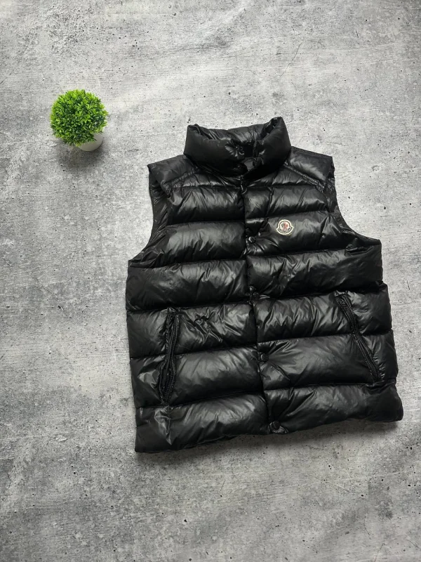 Moncler Down Puffer Vest чорна - розмір S