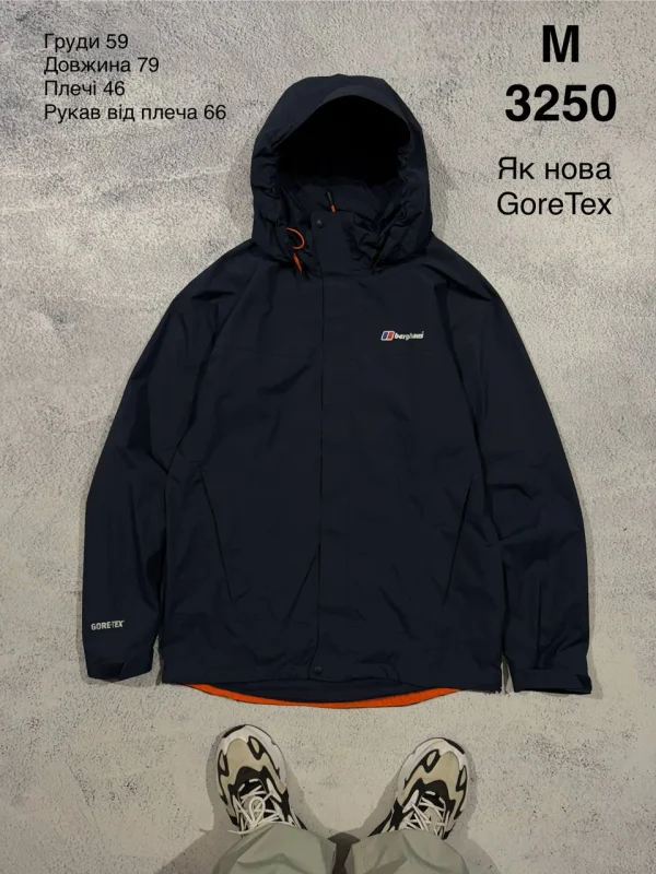Berghaus куртка Gore-Tex темно-синя - розмір M