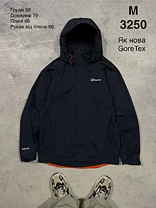Berghaus куртка Gore-Tex темно-синя - розмір M - фото 1