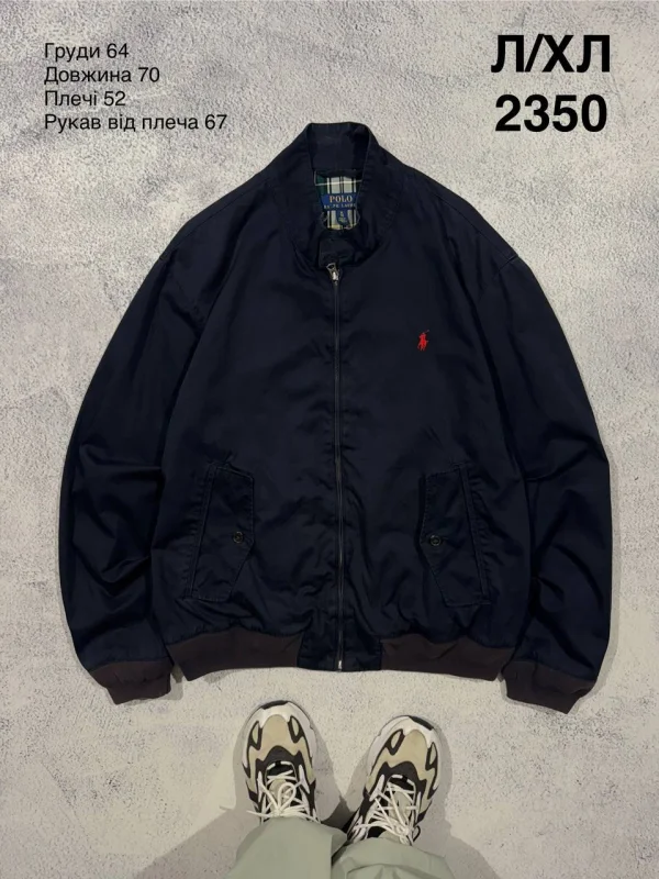 Polo Ralph Lauren бомбер темно-синій - розмір L