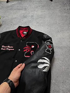 NBA Toronto Raptors Quilt Bomber чорний - розмір M - фото 5