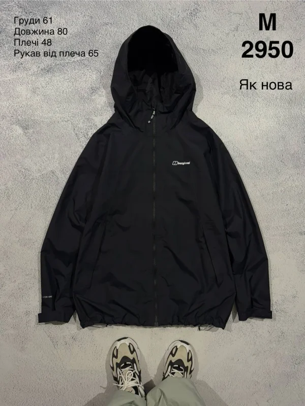 Berghaus куртка чорна - black, розмір M
