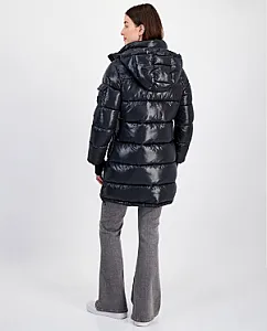 Steve Madden пуховик оливковий - green, розмір XS - фото 5