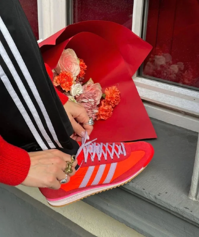 Adidas SL 72 OG червоно-помаранчеві - red, розмір 39