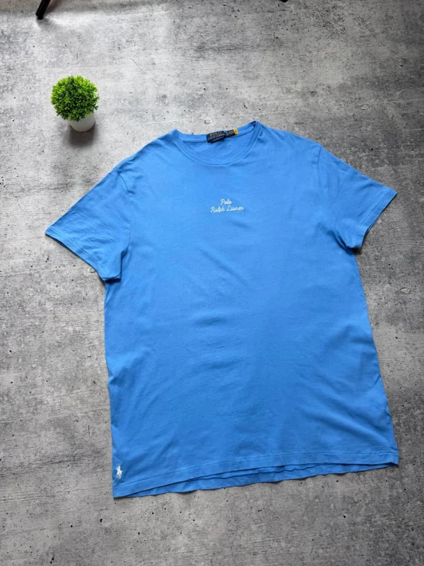 Polo Ralph Lauren футболка синя - blue, розмір L