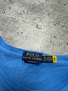 Polo Ralph Lauren футболка синя - blue, розмір L - фото 5