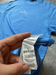 Polo Ralph Lauren футболка синя - blue, розмір L - фото 7