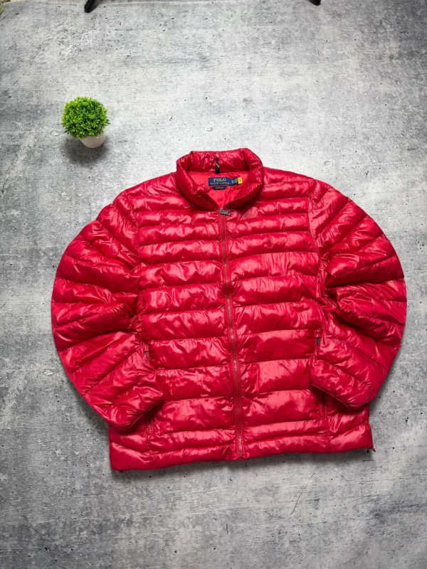 Polo Ralph Lauren Down Puffer Packable Jacket червона - red, розмір L
