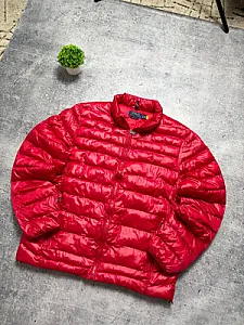 Polo Ralph Lauren Down Puffer Packable Jacket червона - red, розмір L - фото 3