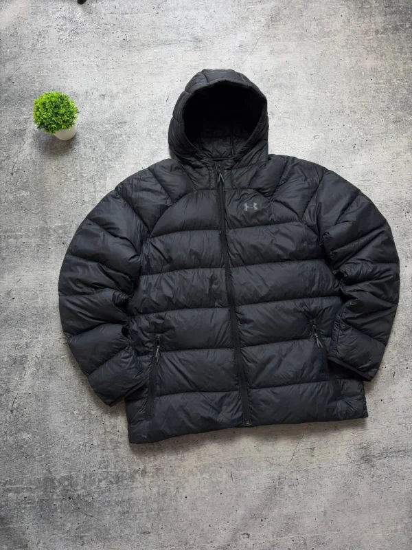 Under Armour пуховик чорний - black, розмір M
