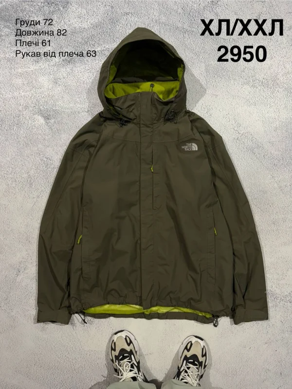 The North Face куртка темно-оливкова - green, розмір XL