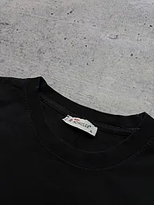 Moncler x Nike футболка чорна - black, розмір L - фото 5