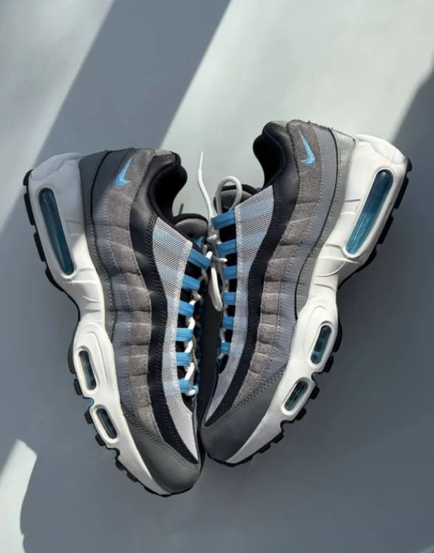 Nike Air Max 95 Cool Grey University Blue - grey, розмір 44