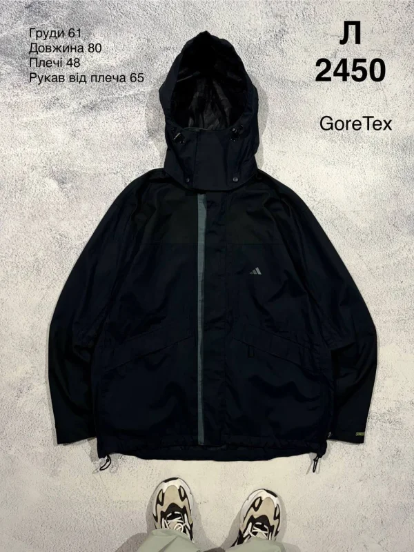 Adidas куртка чорна - black, розмір L