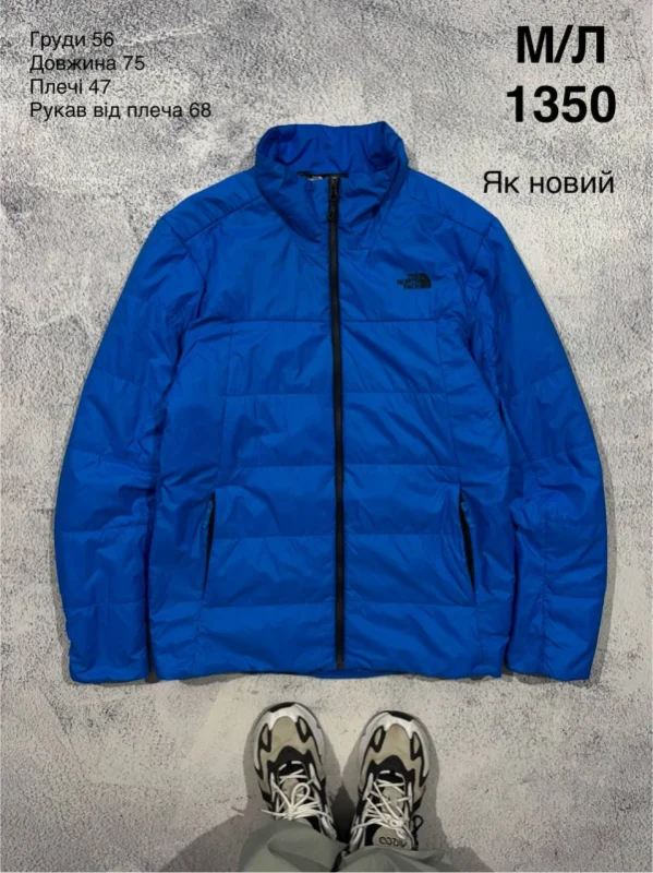 The North Face куртка синя - blue, розмір M