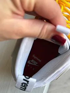 Nike Air Bakin SP x Supreme White білі - white, розмір 40 - фото 6