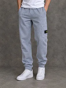 Stone Island спортивні штани сірі - grey, розмір S