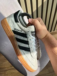 Adidas Handball Spezial світло-сірі - grey, розмір 38 - фото 3