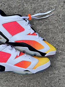 Nike Air Jordan 6 Low DongDan різнокольорові - white, розмір 46 - фото 7