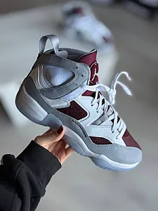 Nike Air Jordan Jumpman Two Trey бордово-білі - white, розмір 38 - фото 3