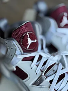 Nike Air Jordan Jumpman Two Trey бордово-білі - white, розмір 38 - фото 4